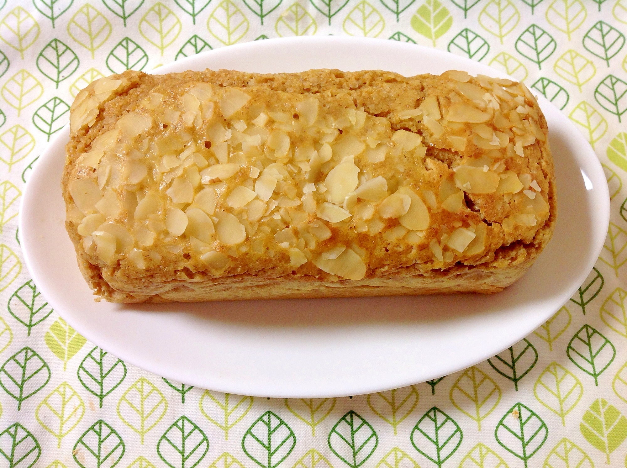 大豆粉とふすまのパウンドケーキ(o^^o)