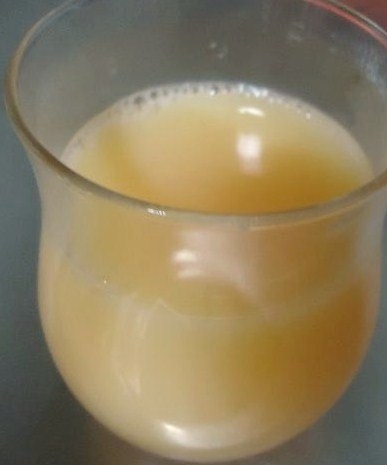 メロンミルクオレンジ（カクテルです）