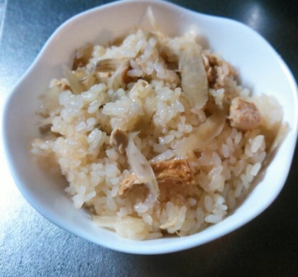 とりごぼうのおこわ飯