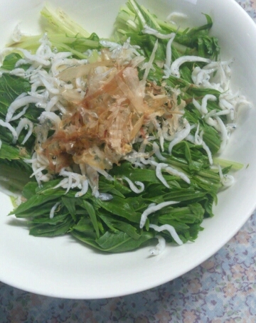 水菜としらすのわさび麺つゆかけ レシピ 作り方 By はな94 楽天レシピ 水菜としらすのわさび麺つゆかけ レシピ 作り方 By はな94 楽天レシピ