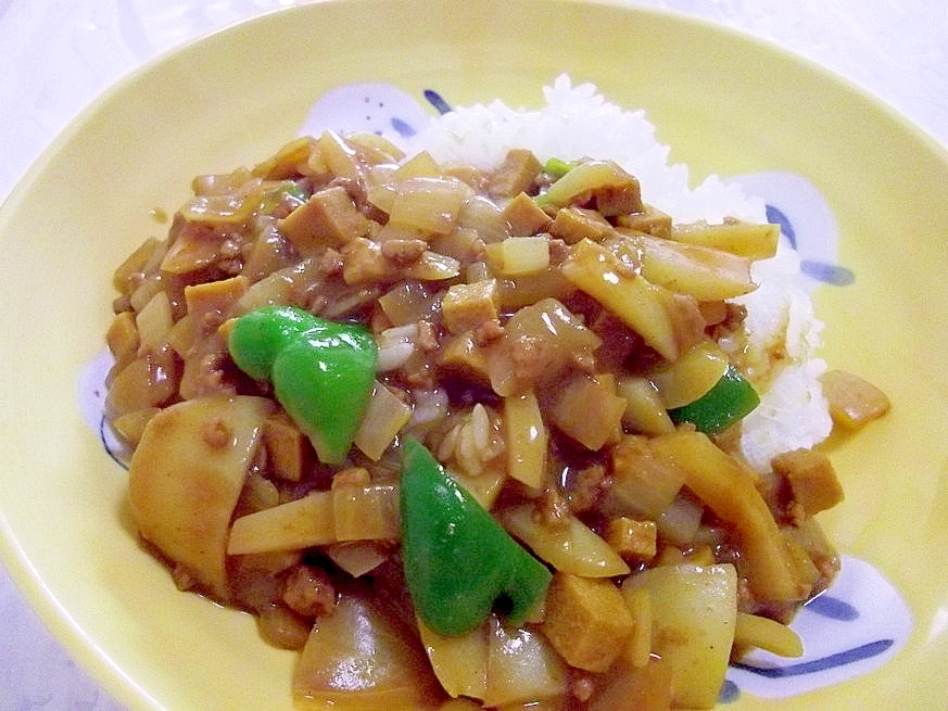 15分で＊美味しい＊かぶと豚挽き肉のカレー