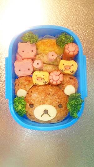 リラックマおにぎり レシピ 作り方 By Sirahoshi 楽天レシピ