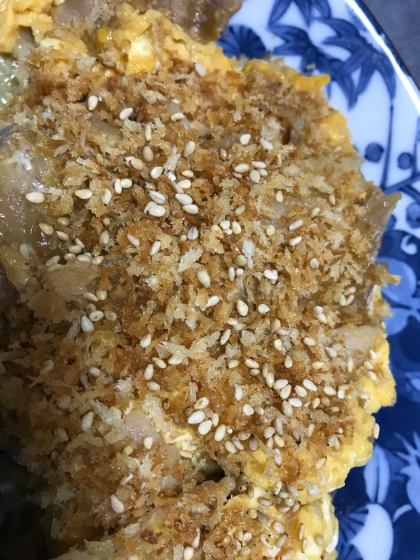 揚げない焼かないカツがない「なんちゃってカツ丼」