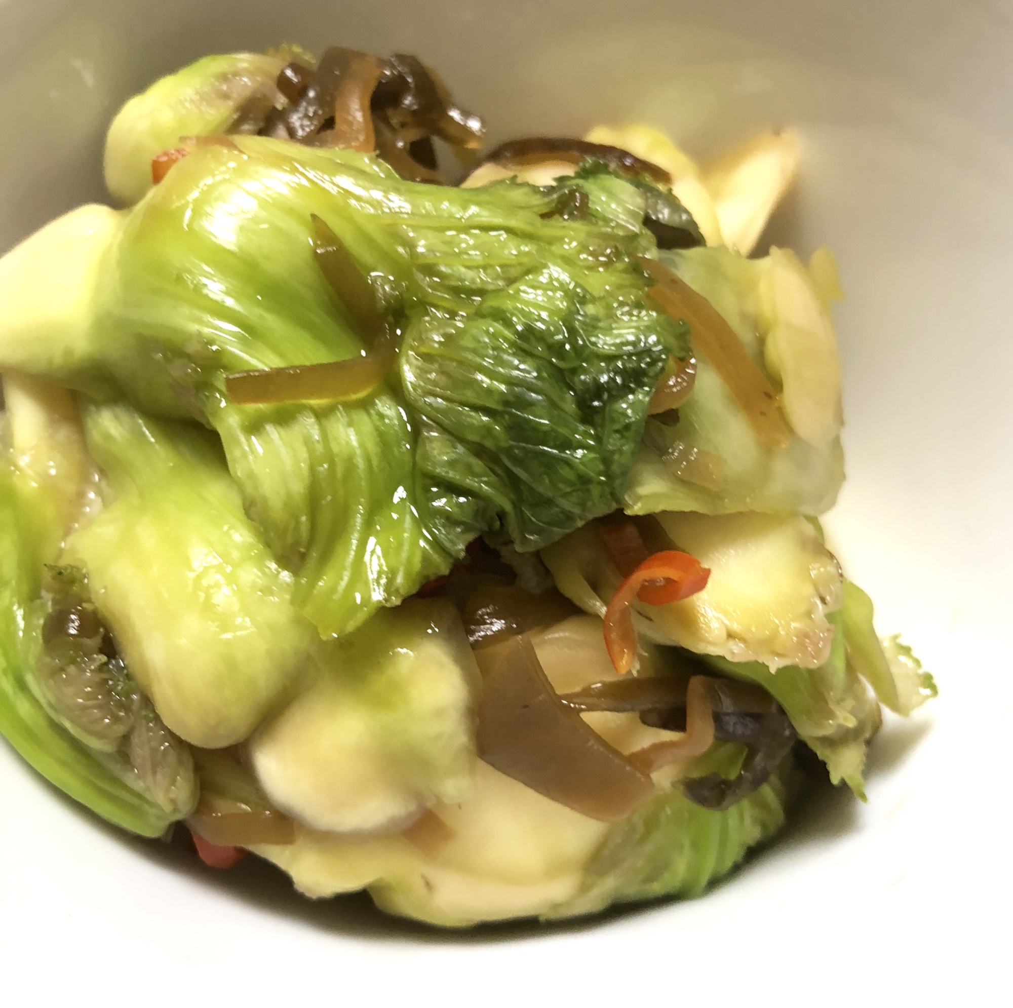 子持ち高菜の即席漬け