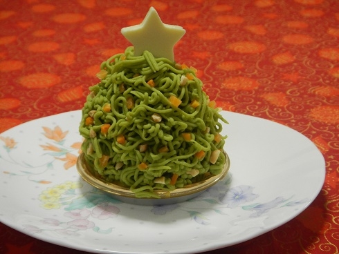 モンブランケーキ風ポテトサラダツリー レシピ 作り方 By あず 楽天レシピ