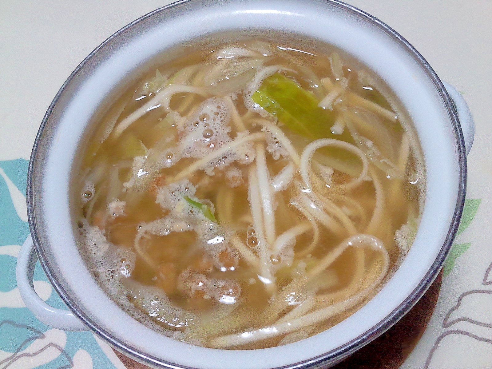 納豆入り生姜うどん＋＋