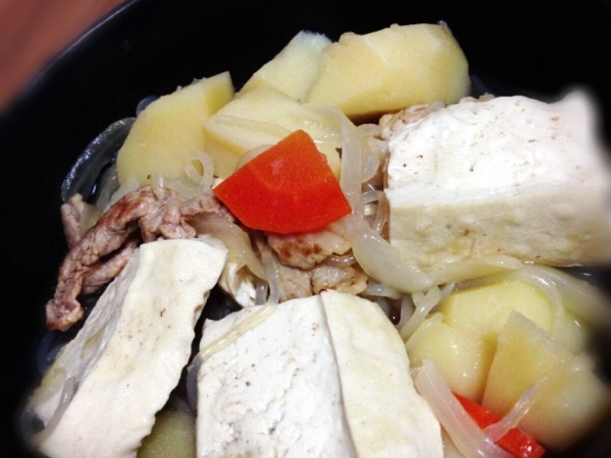 めんつゆで 肉じゃが豆腐 レシピ 作り方 By Aym29 楽天レシピ めんつゆで 肉じゃが豆腐 レシピ 作り方 By Aym29 楽天レシピ