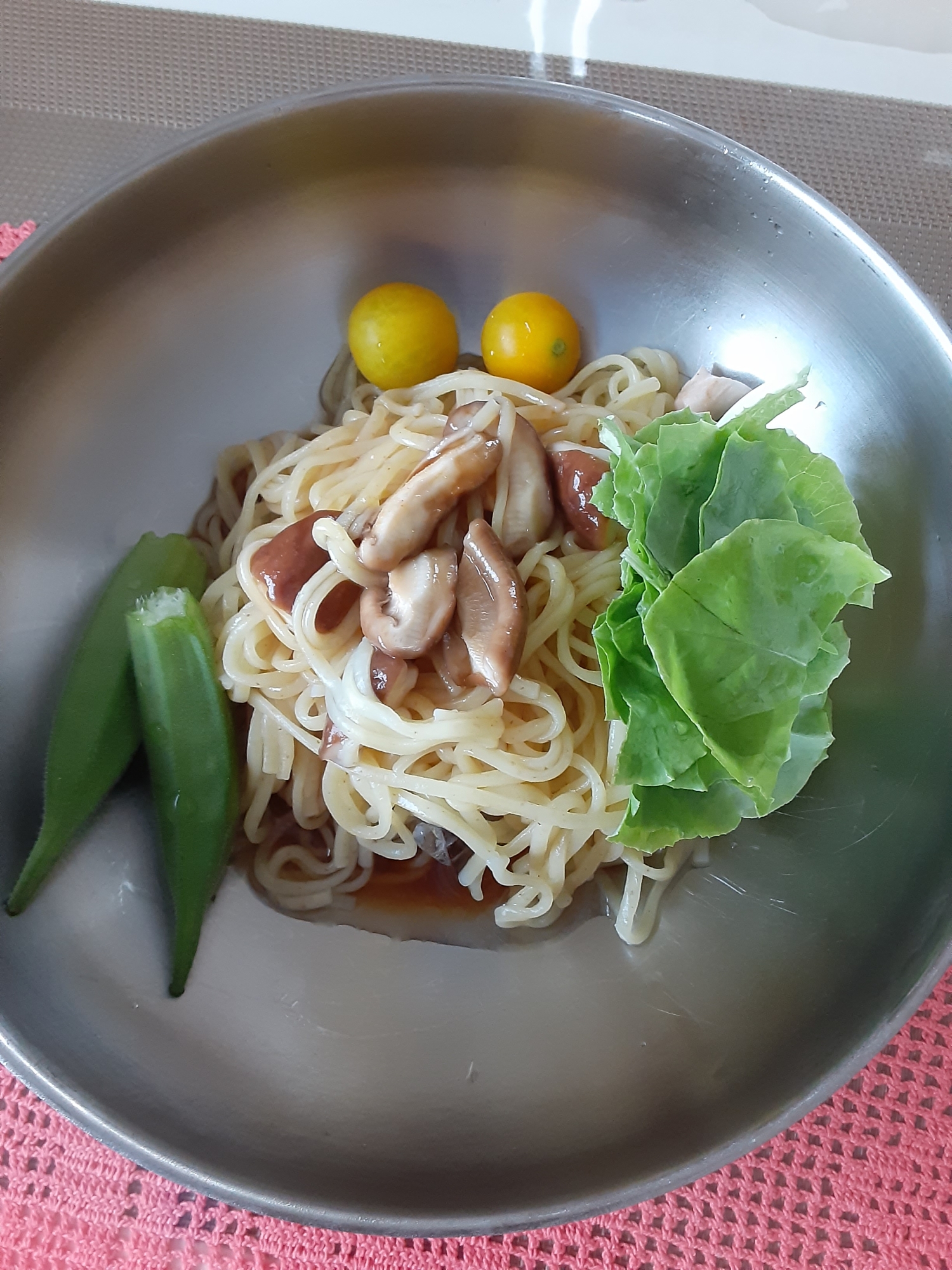 椎茸冷やし麺