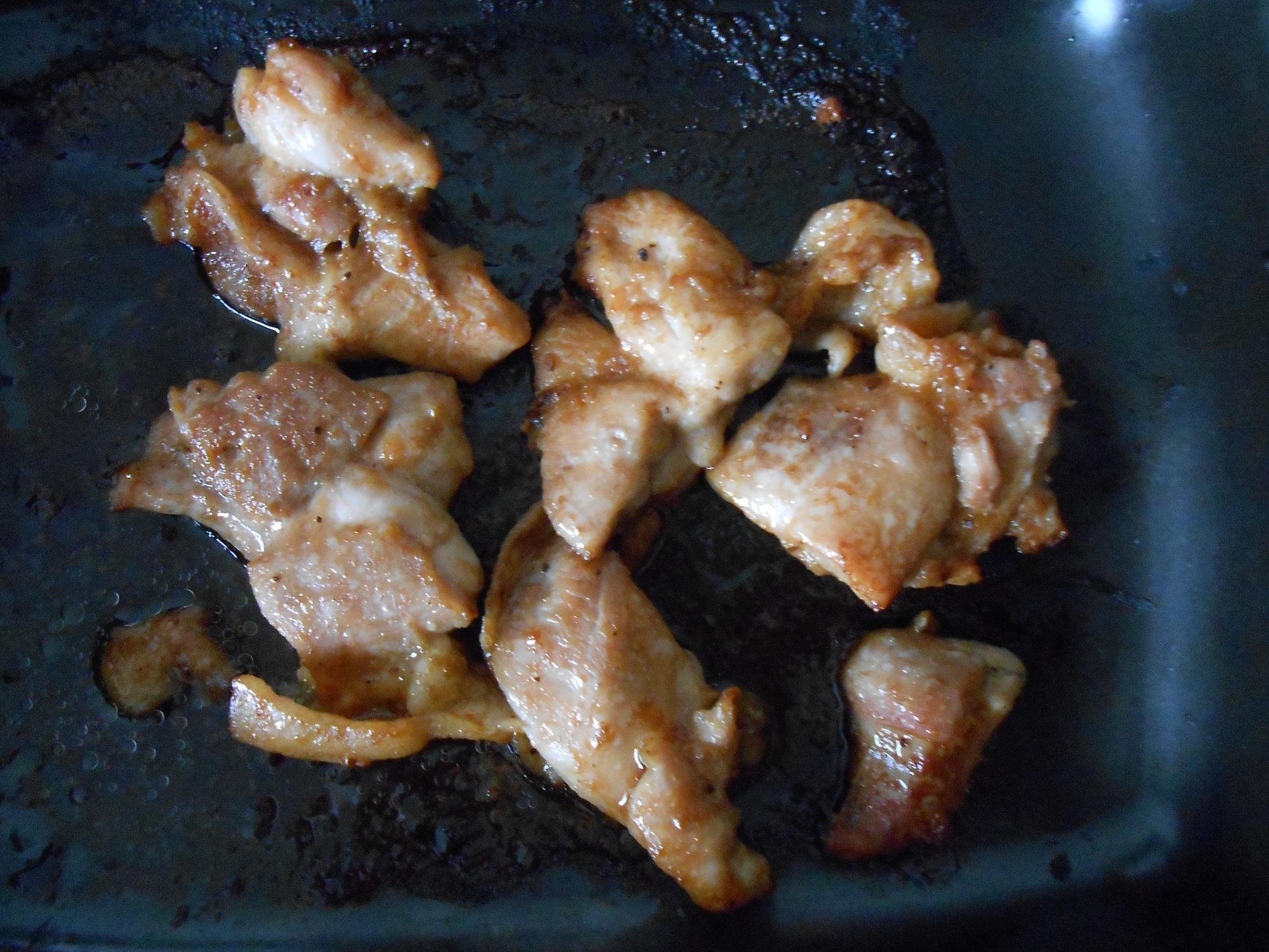 鶏もも肉のタレつけ焼き