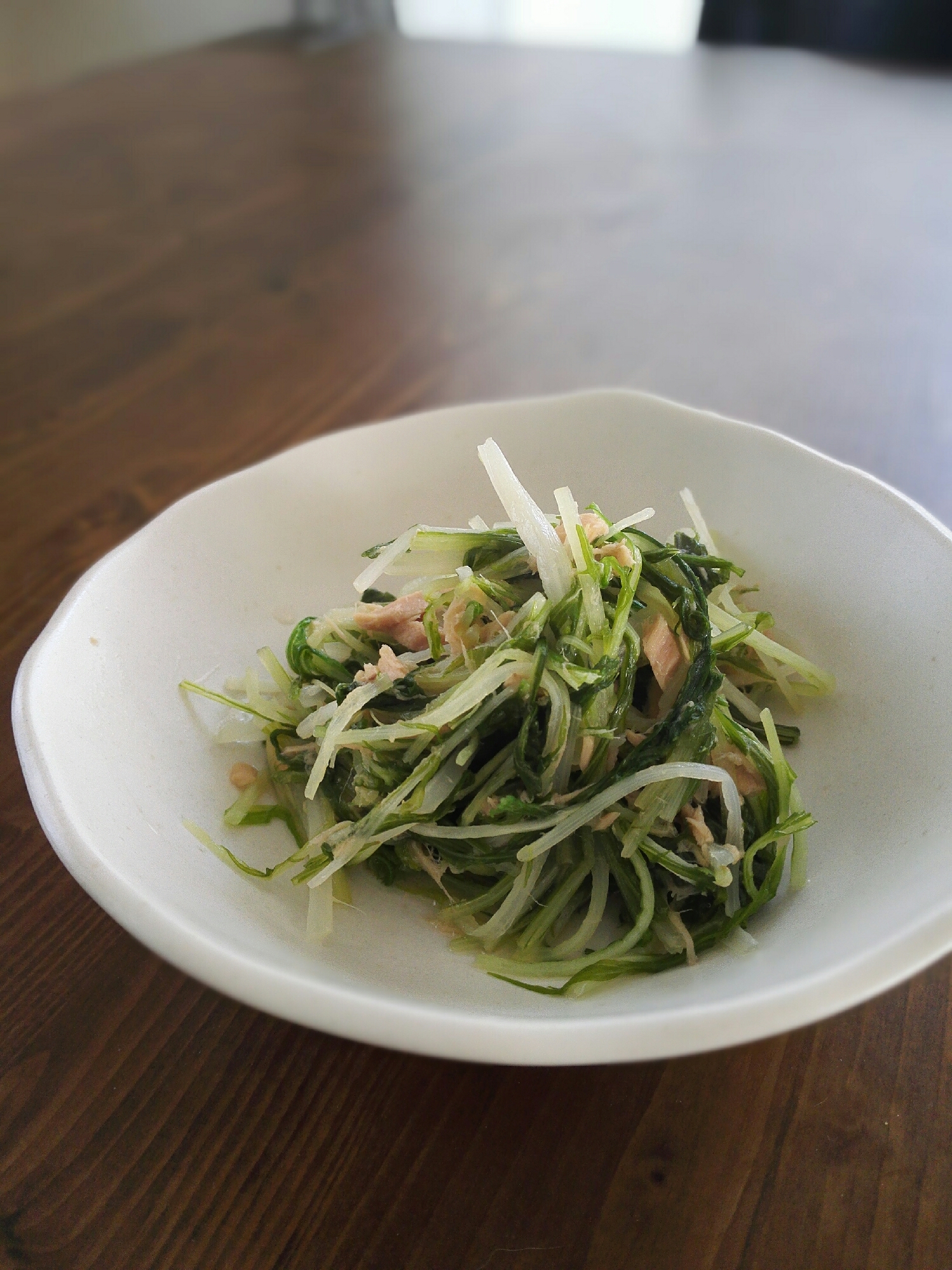 シンプル！水菜とツナの煮びたし