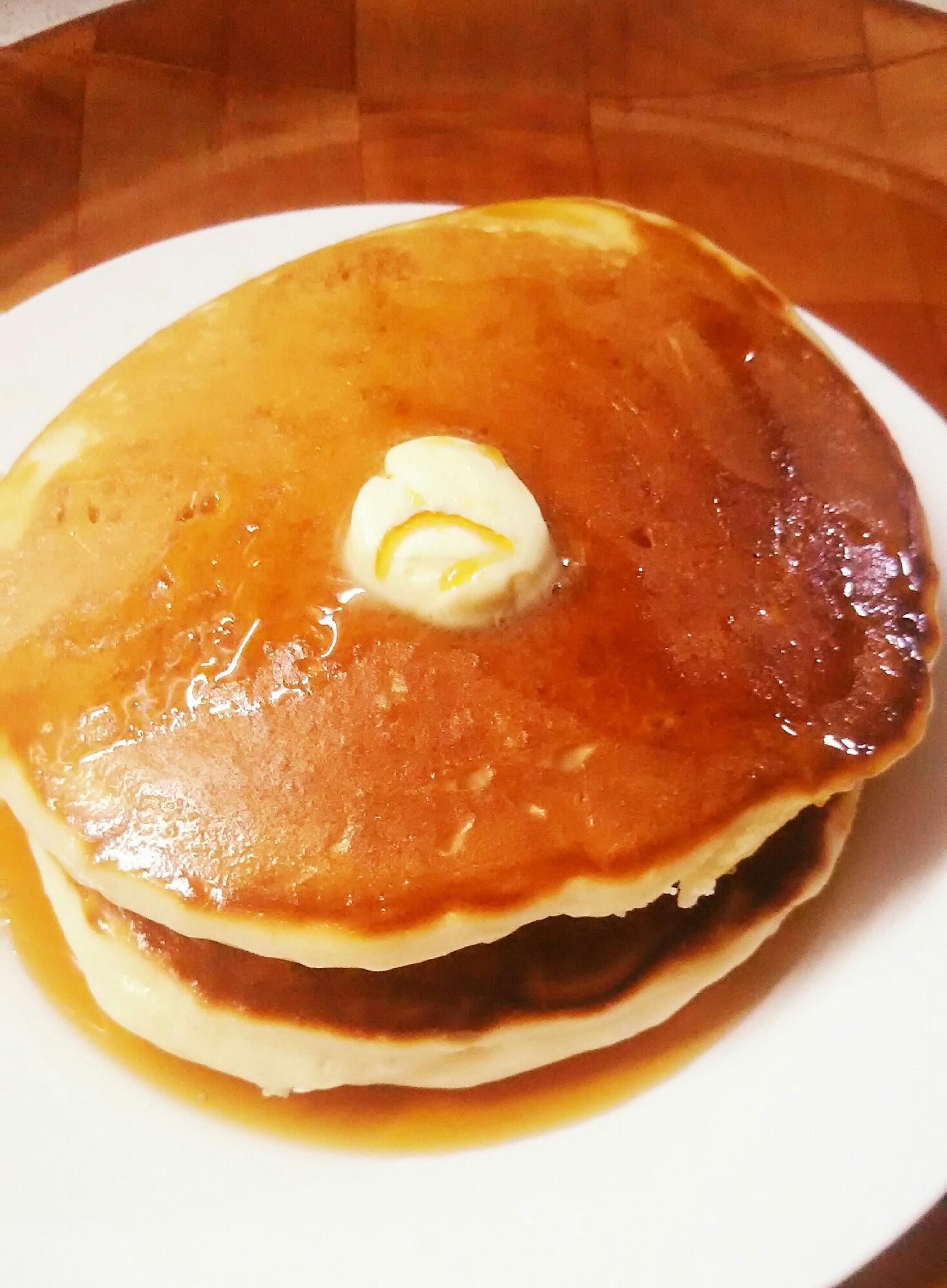 【簡単！気泡少なめ】うちのホットケーキ