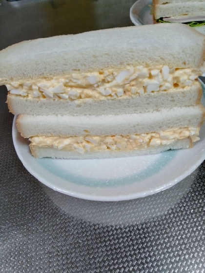 ★生卵から５分で！ボリューム たまごサンド★