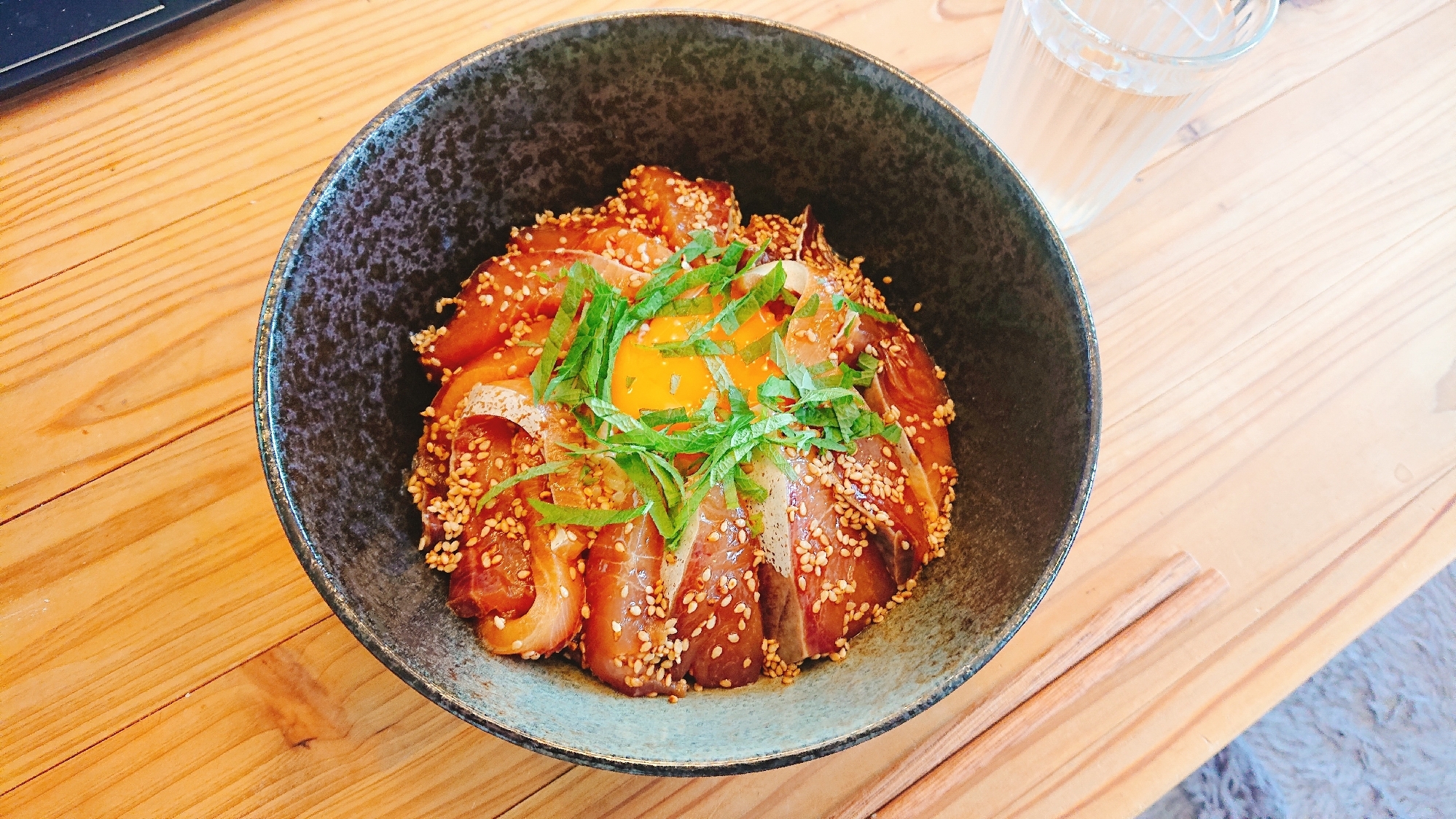 かんぱちの漬け丼