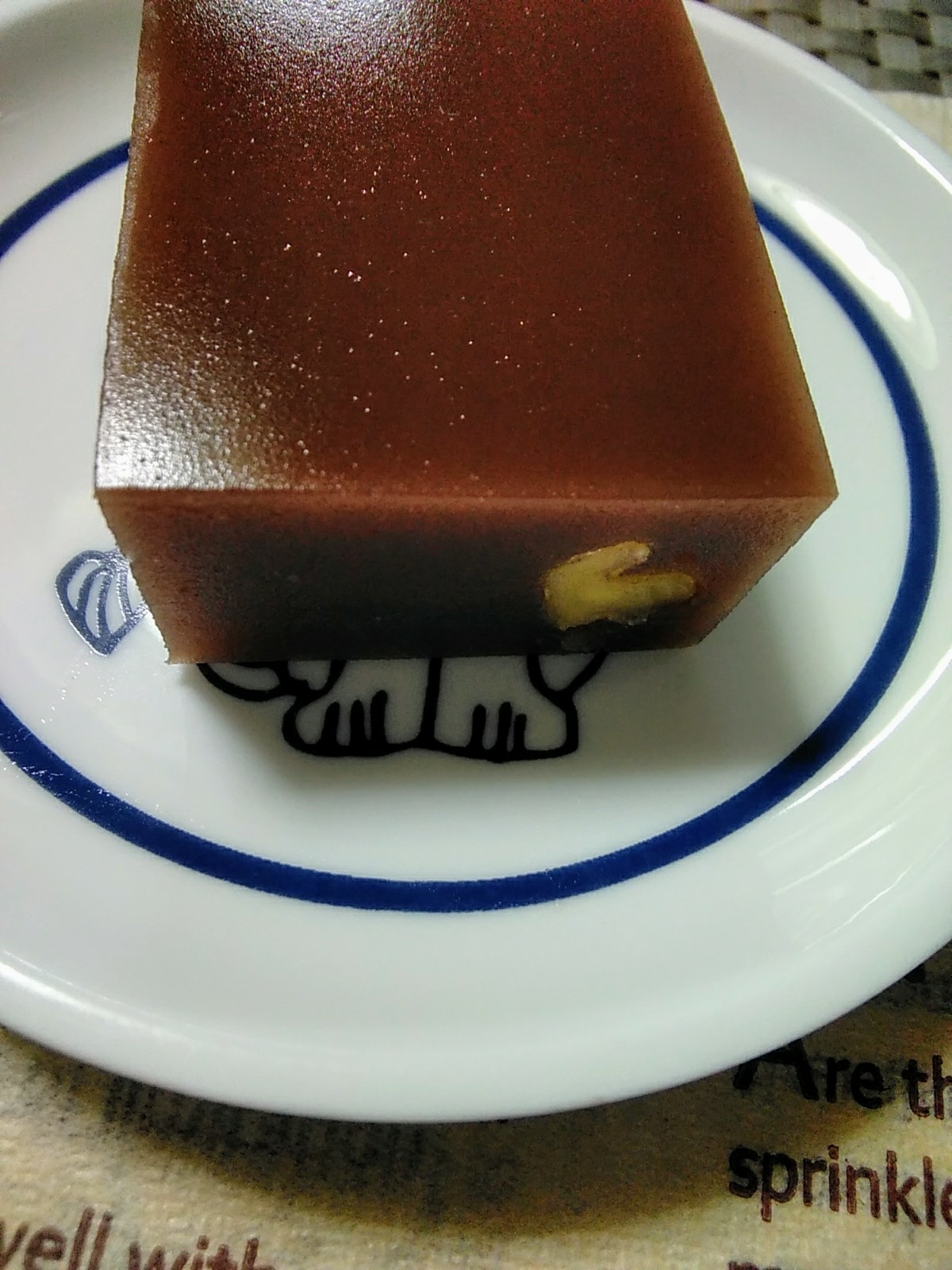 我が家の胡桃入り羊羹