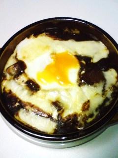 残ったカレーが　おいしいドリアに大変身♪