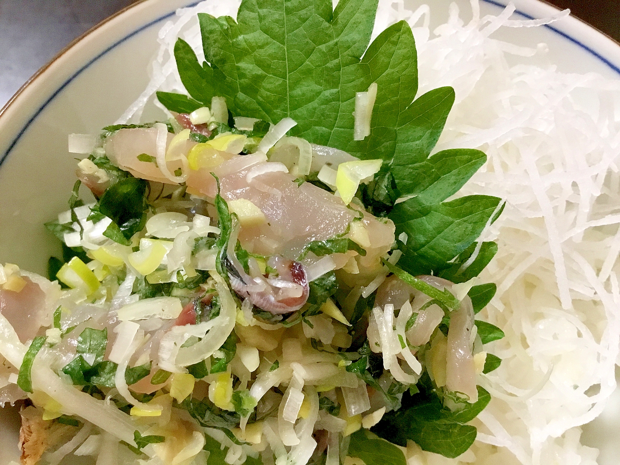 鯵のたたき丼