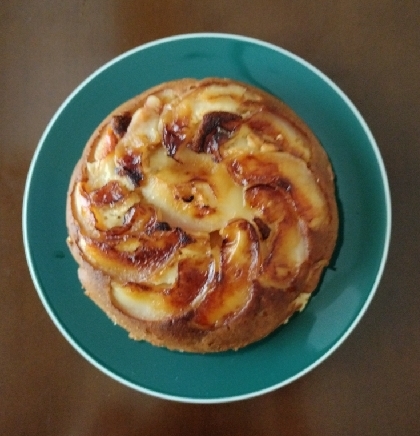 炊飯器＆ホットケーキミックス♪簡単りんごケーキ♪