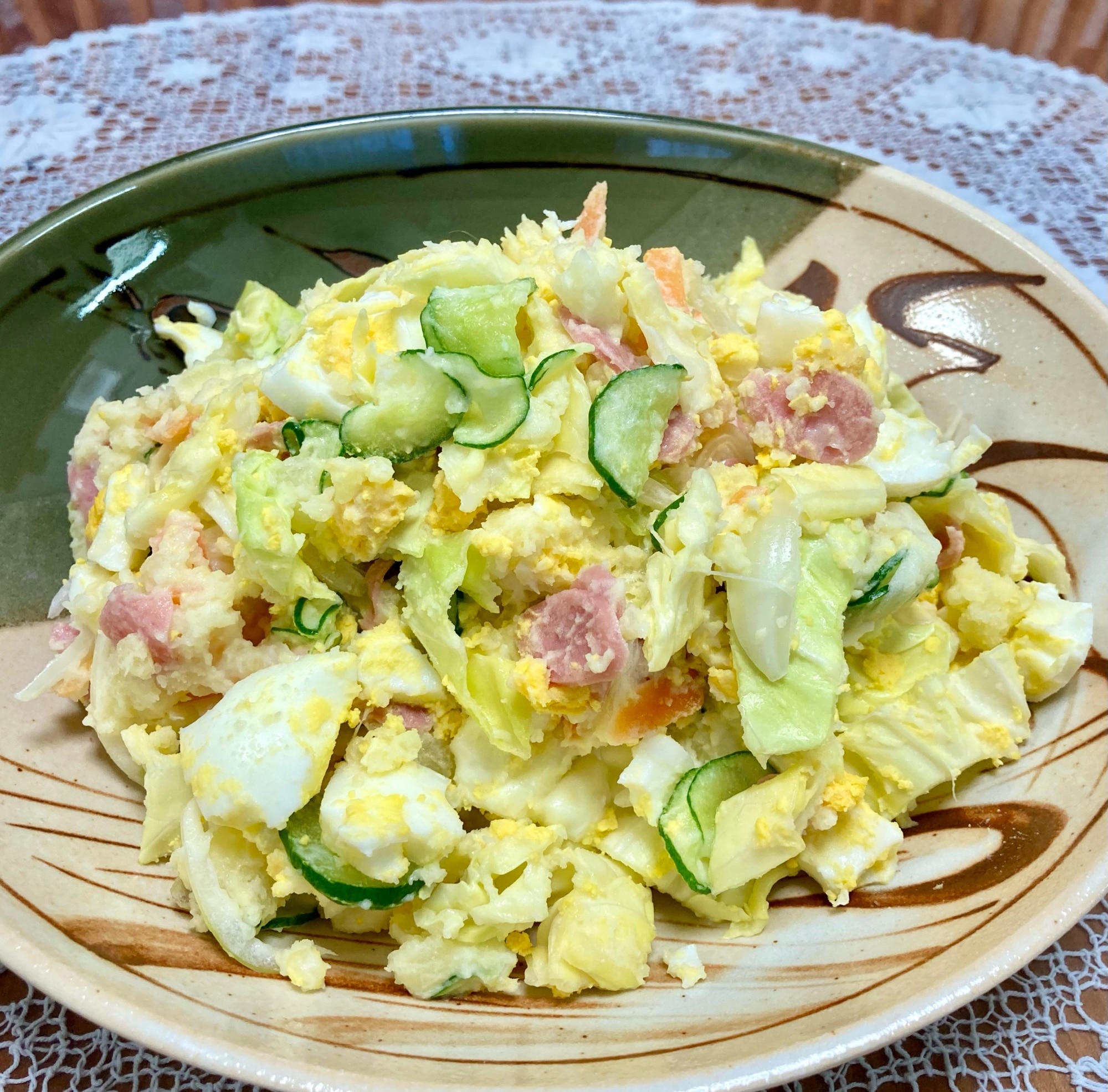 ご飯にもバゲットにも合う野菜たっぷり☆ポテトサラダ レシピ・作り方