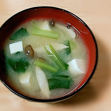 お味噌汁美味しく頂きました(*^-^*)