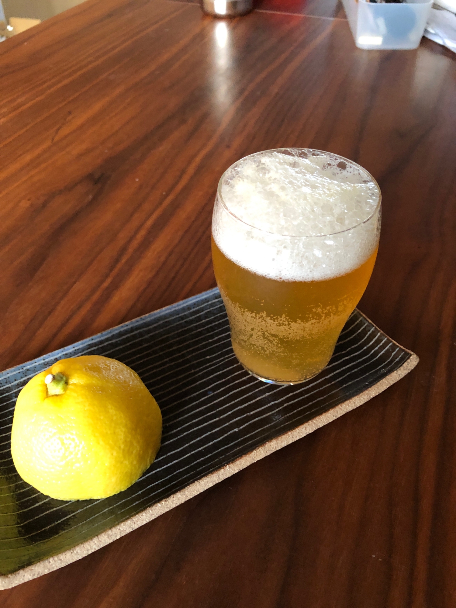 爽やか果汁でレモンビール