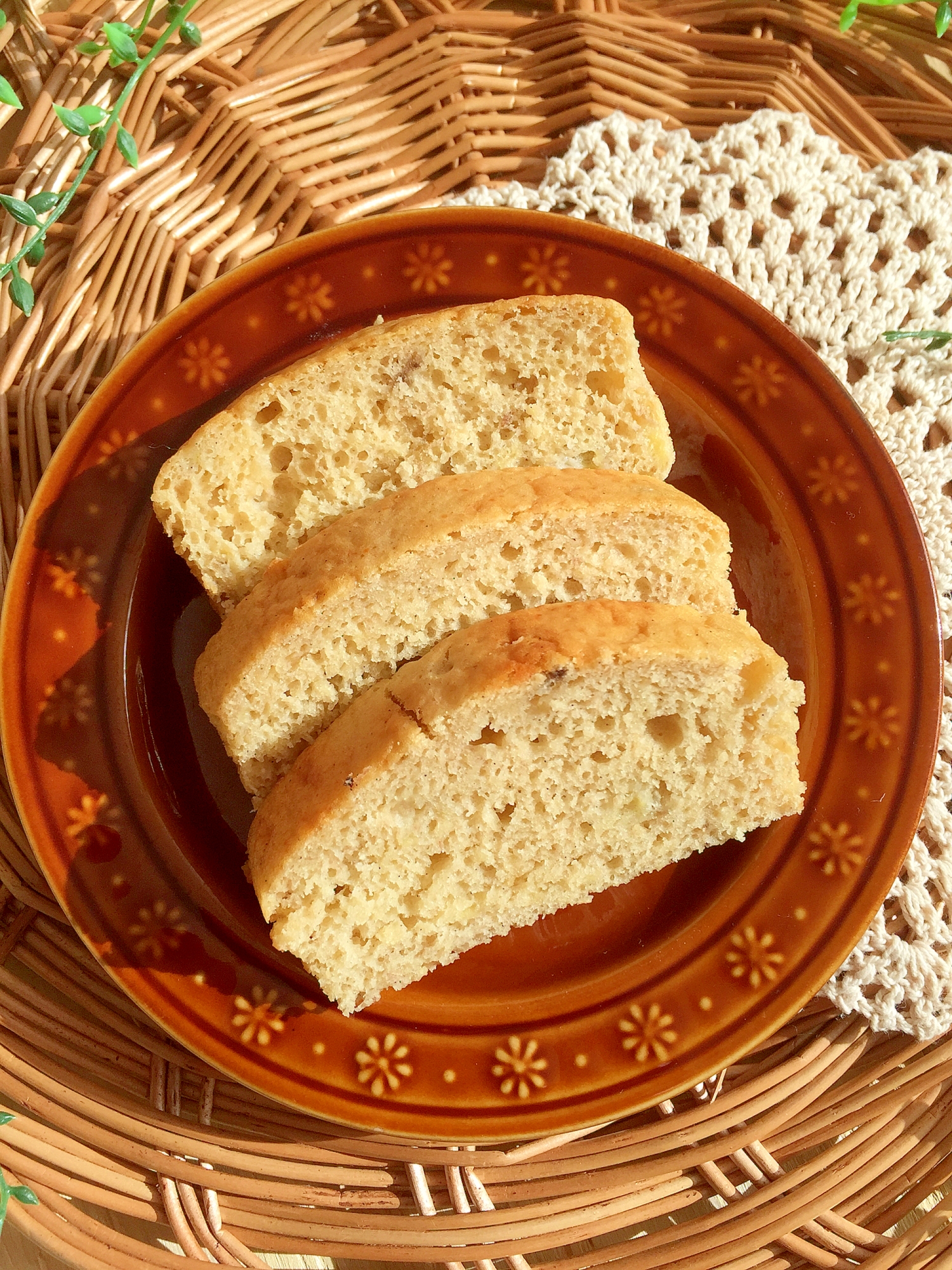 砂糖不使用‼️バニラ香る♪ヘルシーバナナケーキ♡