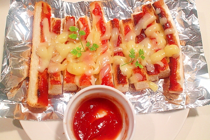【節約】パンの耳でおつまみスティック＆ホットソース