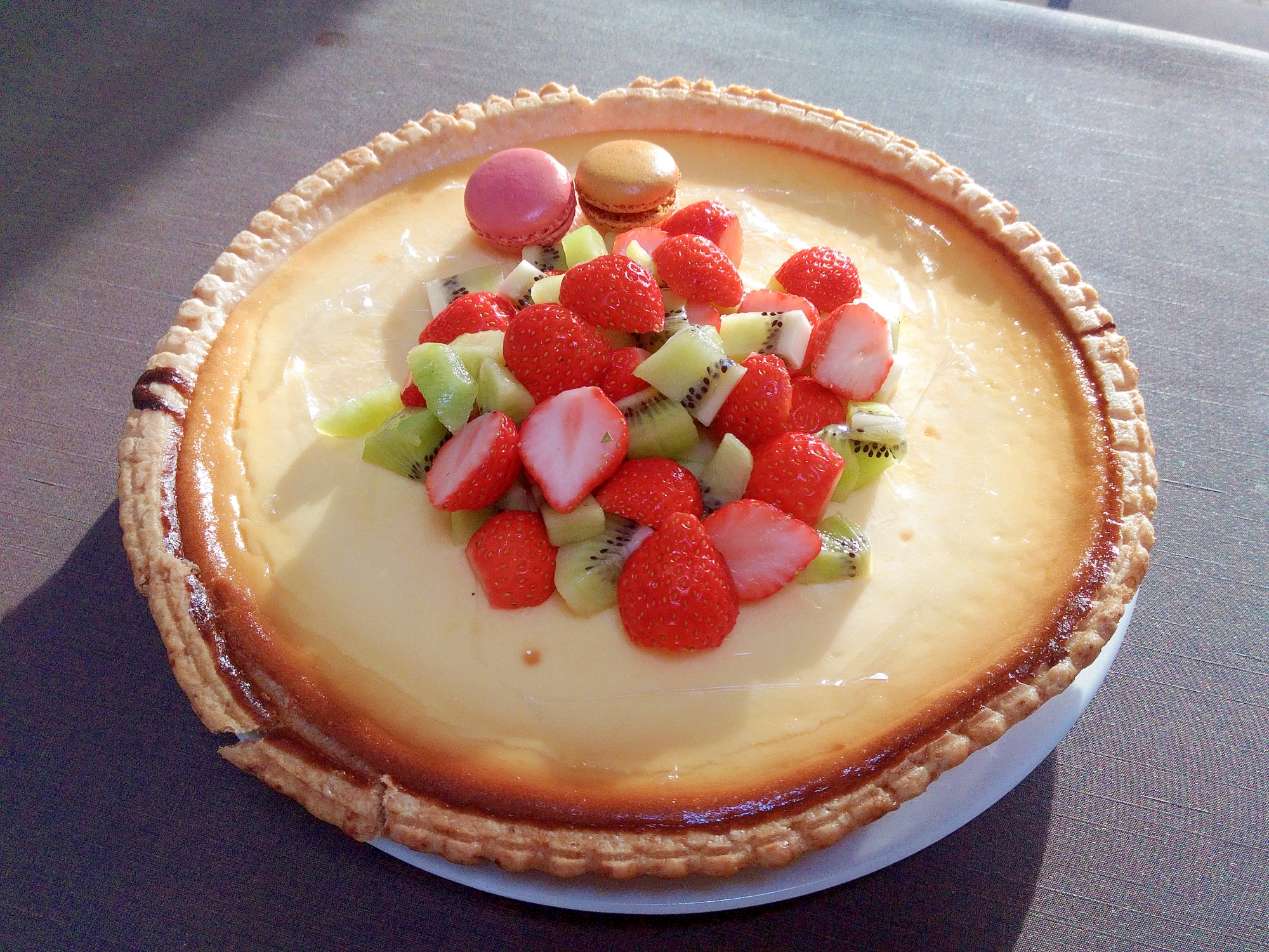 おもてなしにも☆フルーツチーズタルト