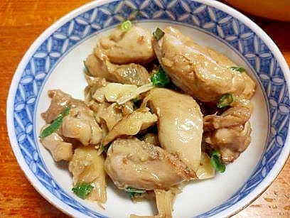 鶏もも肉と　舞茸の　マヨポン炒め