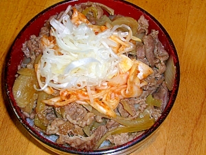 マネっこ牛丼^^;