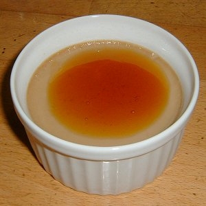 コーヒー風味の焼きプリン