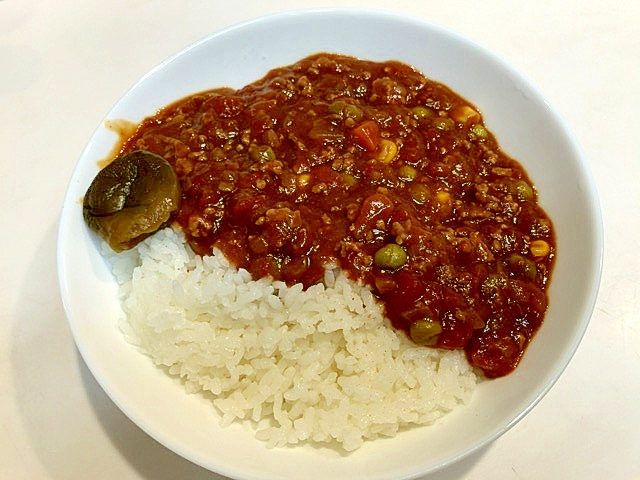 グリーンピースたっぷりの☆美味しいキーマカレー