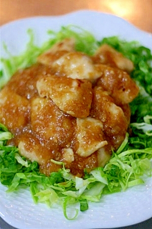 鶏むね肉のおろし新玉ポン酢 レシピ 作り方 By Ryoripapa 楽天レシピ
