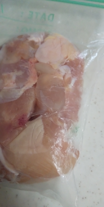 親子丼の鶏肉の冷凍保存