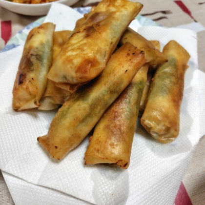 間違いない♡ササミ大葉梅チーズ春巻き