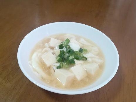 豆腐と卵の簡単スープ