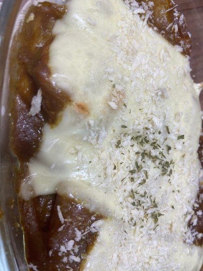 カレー余ったので作りました♪おいしかったです