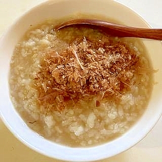 お腹に優しい　☆　鰹節の雑炊