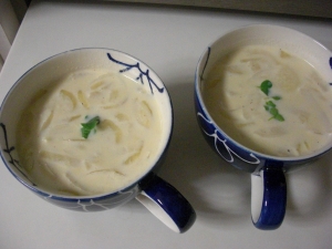 玉葱のミルクスープ