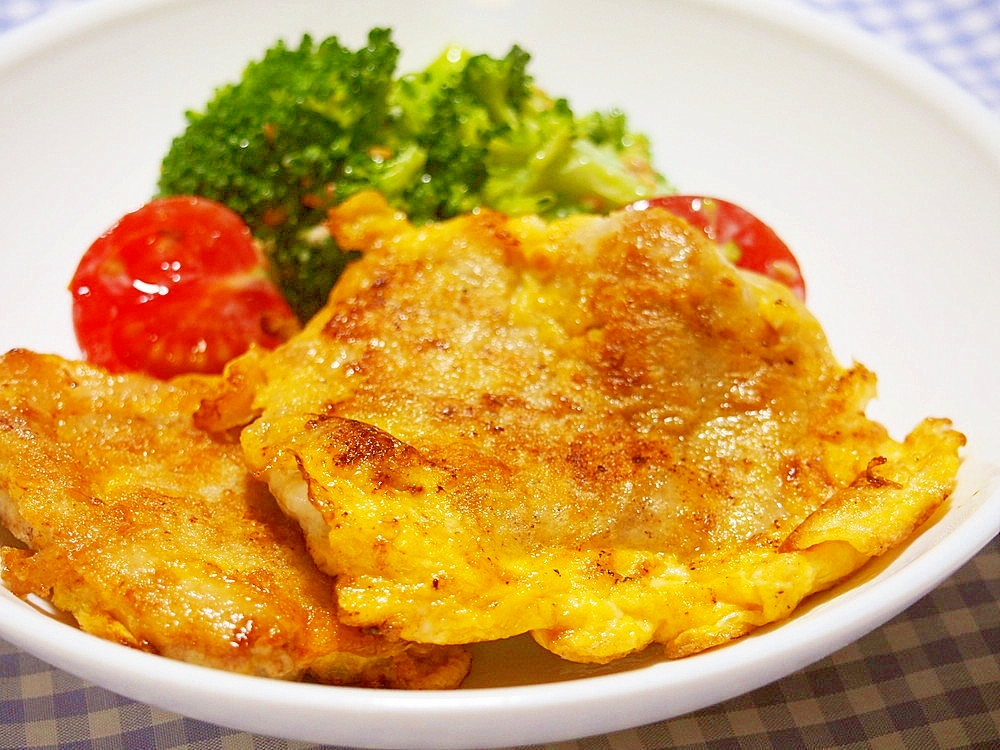 片栗粉でカリ!ふわピカタ♪