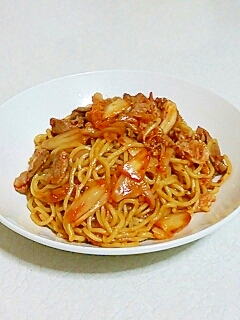 絶品！豚キム焼きラーメン