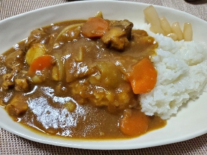 美味しくできました(*^O^*)カレー美味しいですよね！