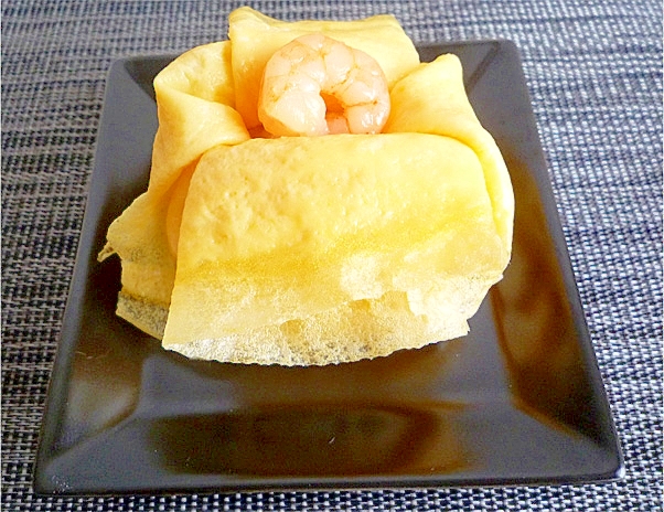 破けにくい薄焼き玉子で 茶巾寿司 レシピ 作り方 By Liqueur 楽天レシピ