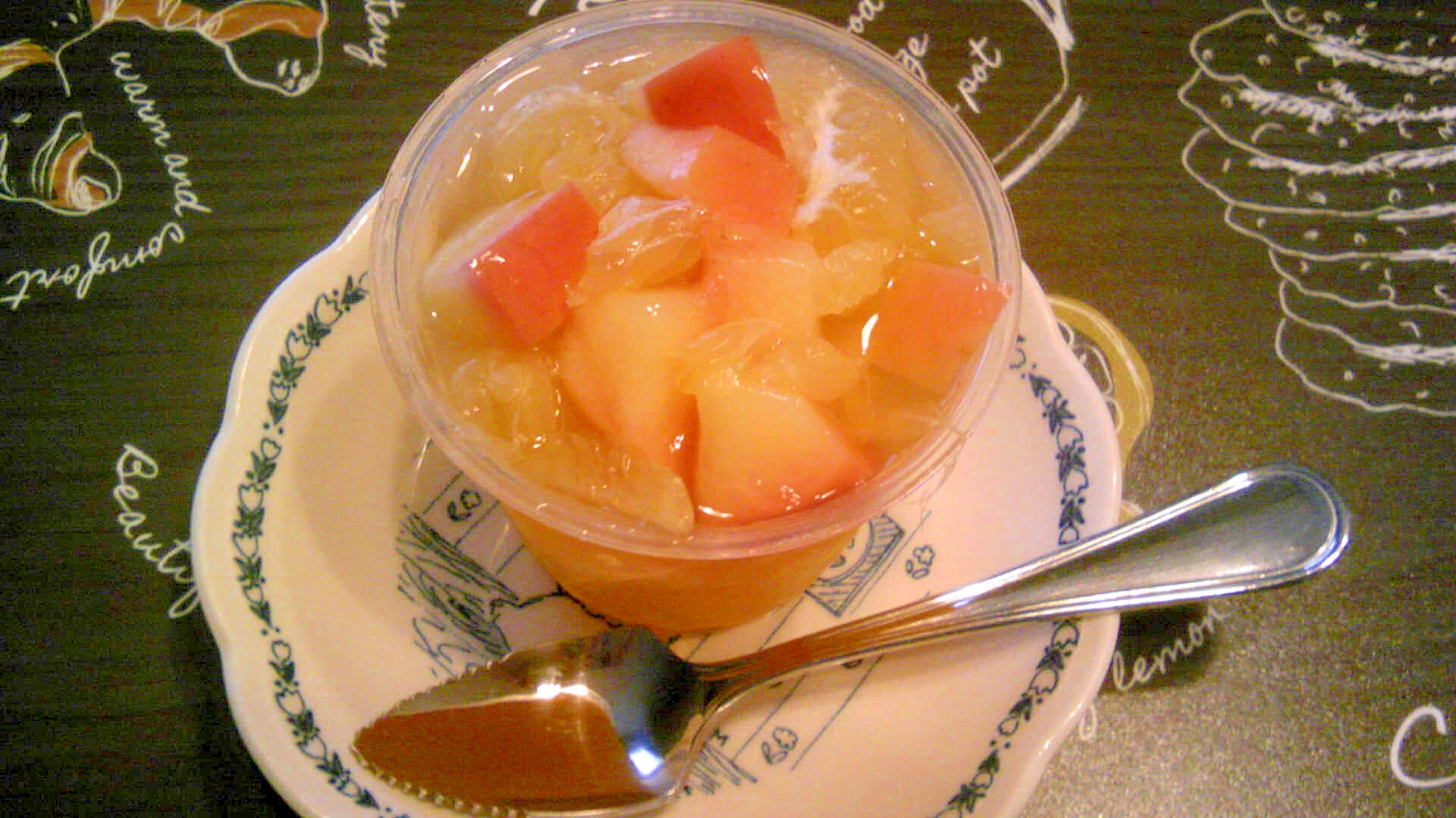 河内晩柑・りんごのゼリー（６個分）