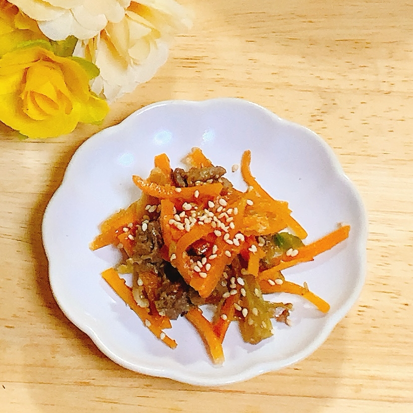 キャベツ芯にんじん♪きんぴら✧˖°