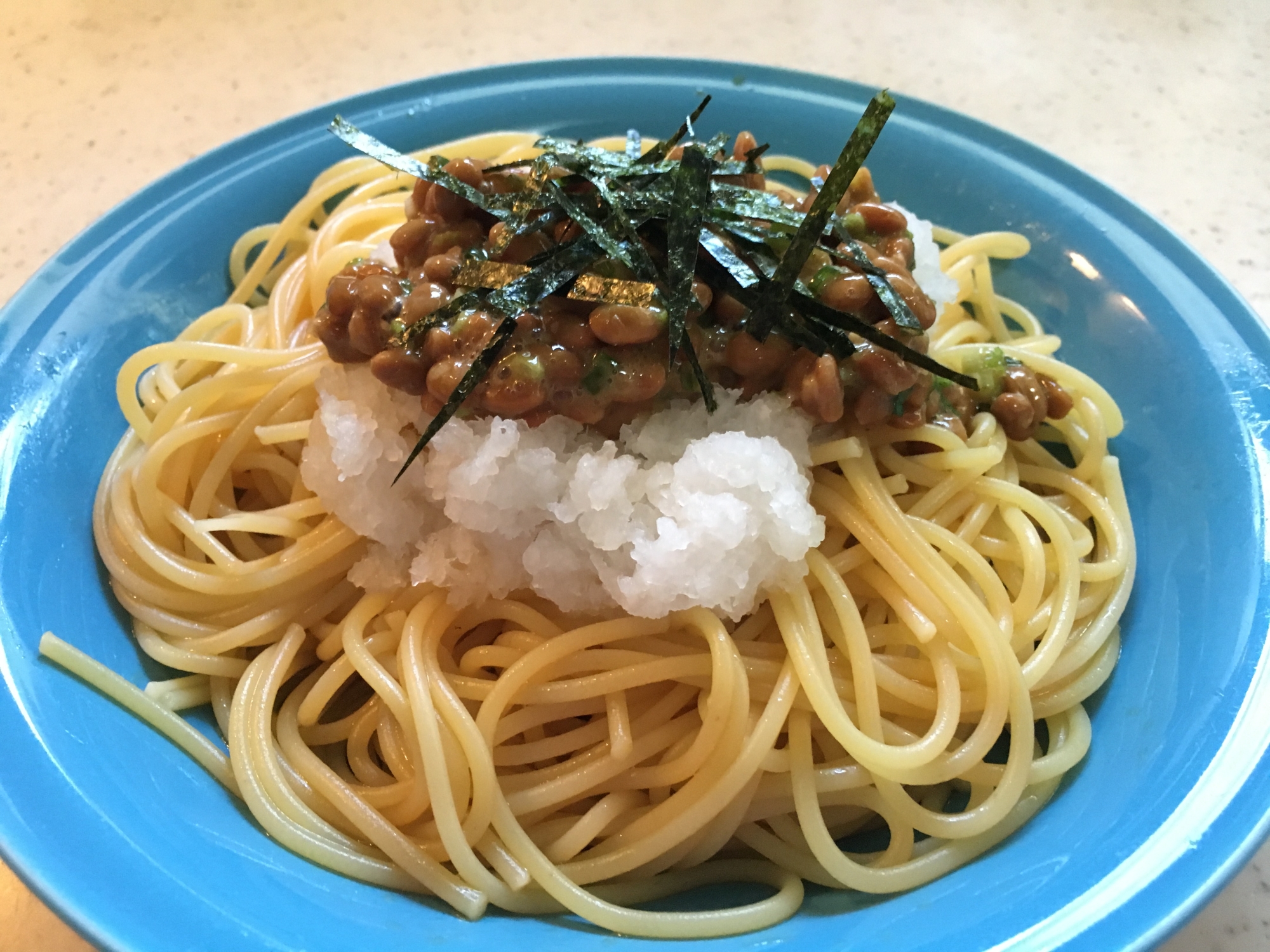 簡単！冷製 納豆スパゲティ