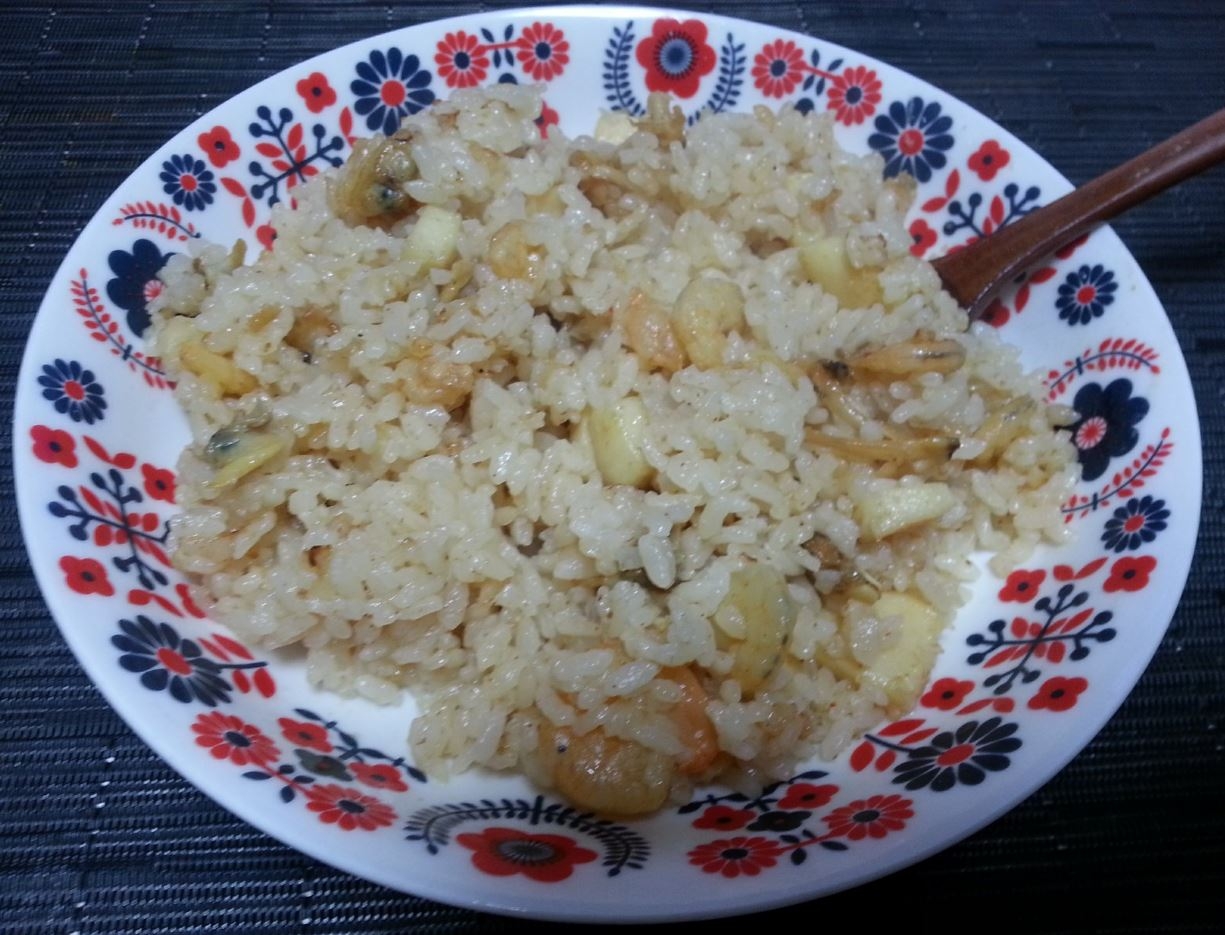 炊飯器で簡単！創味シャンタンシーフードピラフ