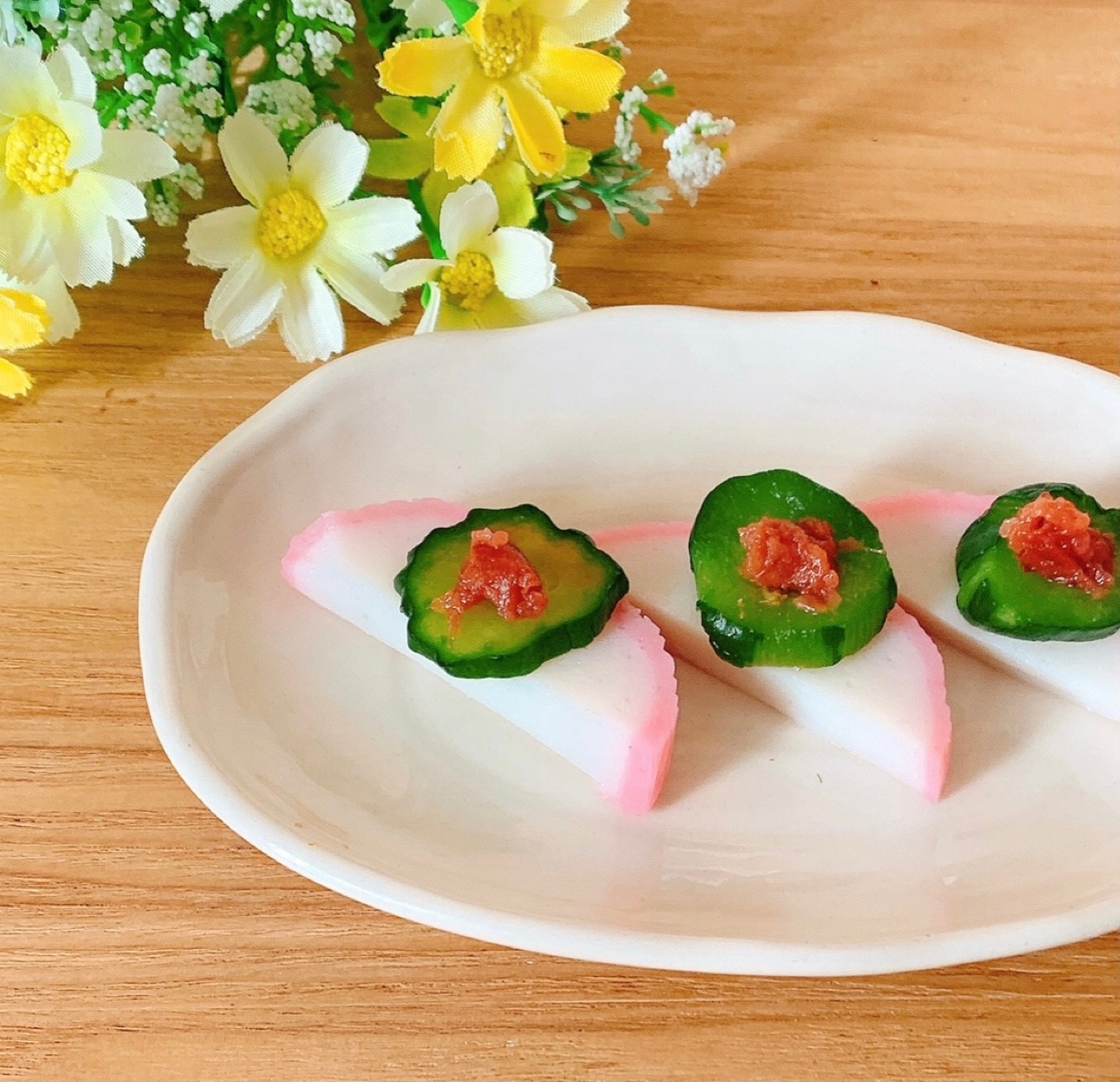 簡単 かまぼこの梅キューおつまみ レシピ 作り方 By Sweet Sweet 楽天レシピ