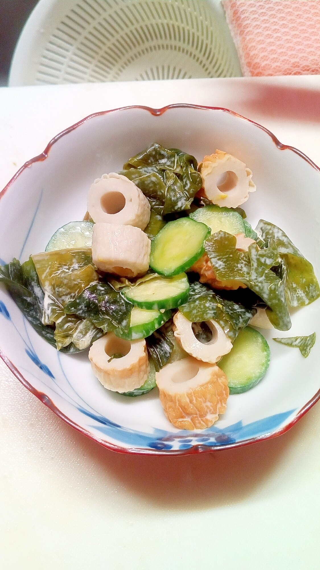 わかめとちくわの辛子マヨネーズ和え レシピ・作り方 by sakura238