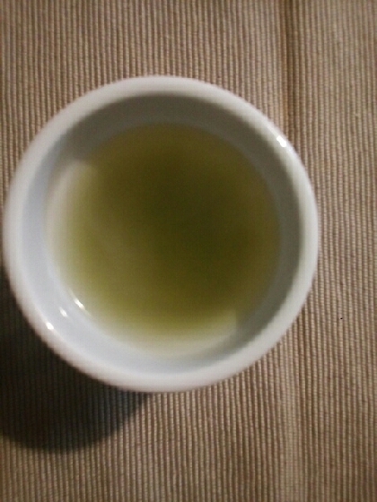 蜂蜜レモン緑茶でホッと一息