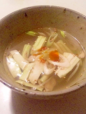 なすの中華スープ
